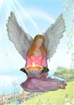 AND31041 Aurora Angel Tealight Holder